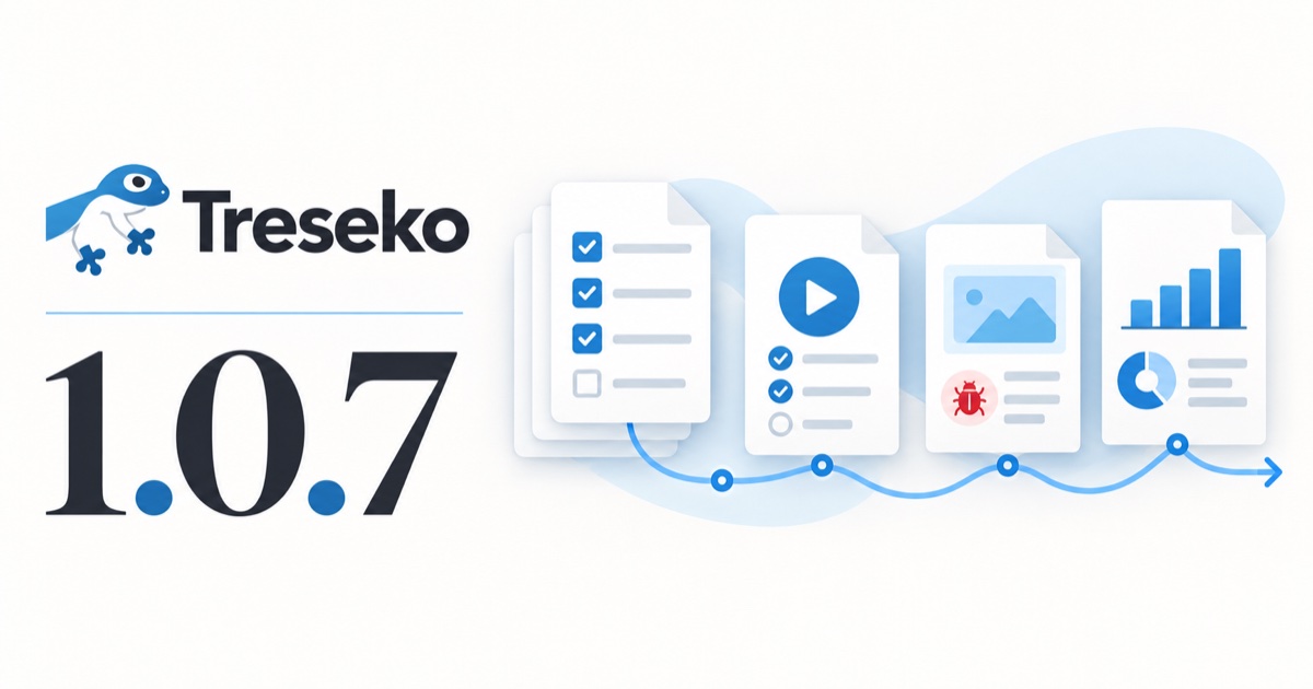 Treseko 1.0.7: more context for your tests and reports